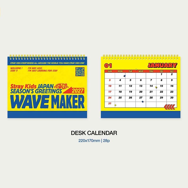 Stray Kids JAPAN SEASON’S GREETINGS 2027 “WAVE MAKER”