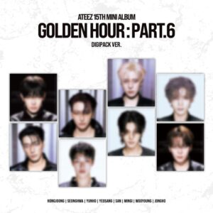 ATEEZ -15TH MINI ALBUM [GOLDEN HOUR : Part.6] (DIGIPACK VER.)